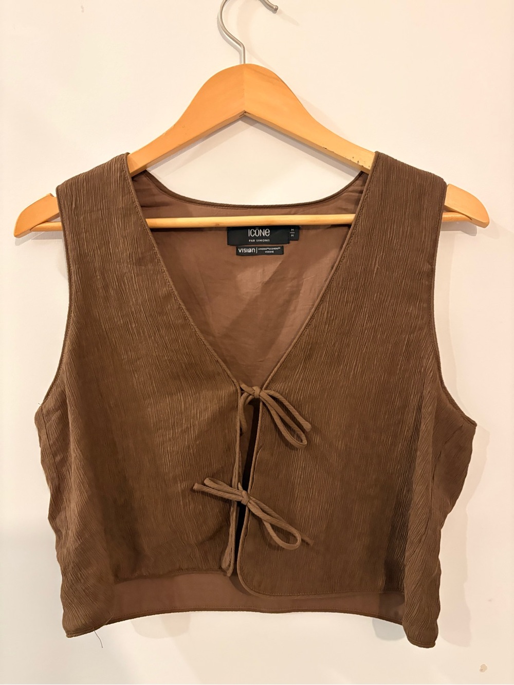 Tie Front Vest